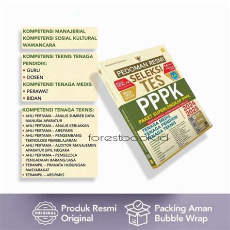 Jual Buku Pedoman Resmi Seleksi Tes Pppk Jakarta Selatan