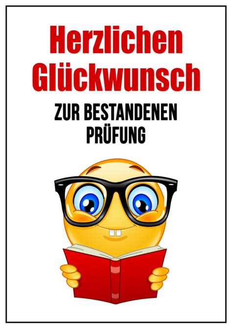 Gruppen Glückwunschkarte Emoji Herzlichen Glückwunsch zur bestandenen