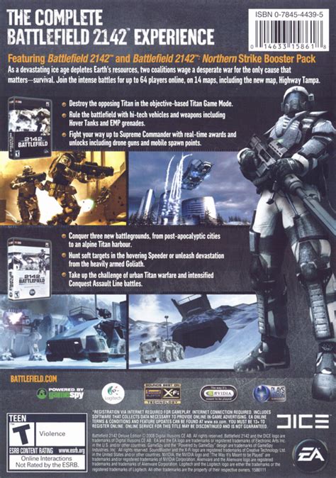 Battlefield 2142 Deluxe Edition 2007 Windows Box Cover Art Mobygames