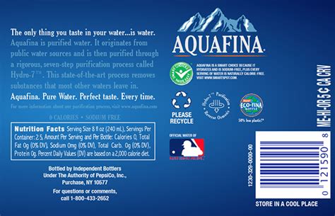 Aquafina Packaging Re-Design on Behance