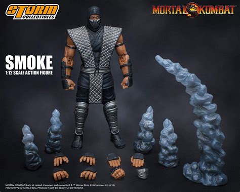 Storm Collectibles Mortal Kombat Smoke NYCC Exclusive 1 12 Action