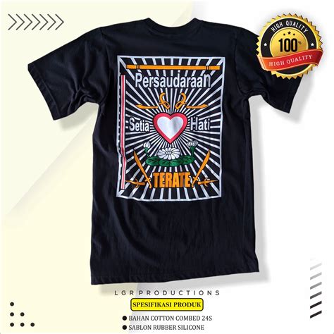 Jual Kaos Psht Terbaru Distro Terate Kaos Pria Keren Lambang Psht