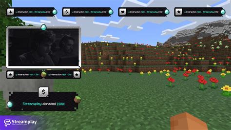 Minecraft Animated Stream Package Streamplay Graphics