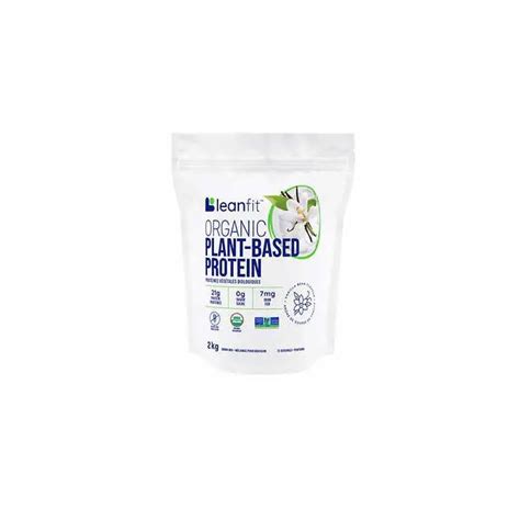 Leanfit Organic Plant Protein Vanilla Bean Flavour 2 Kg