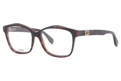 Fendi Ff0093 D4y Eyeglasses Womens Havana Full Rim Square Shape 54 16 140