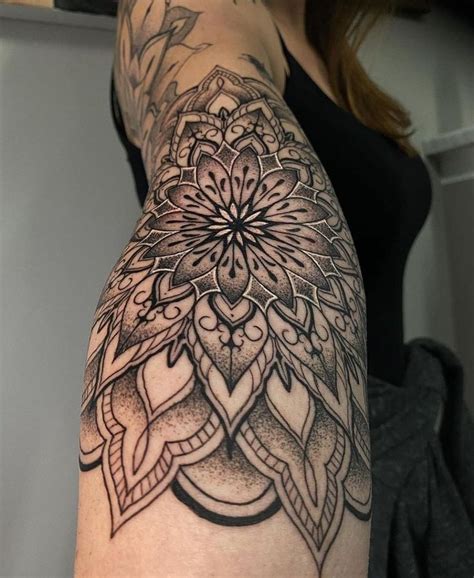 Pin By Carmel Teager On Tattoo Love Mandala Arm Tattoos Sleeve