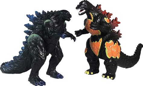 TwCare Set of 10 Godzilla Toys, Movable Joint Action Figures, King of ...