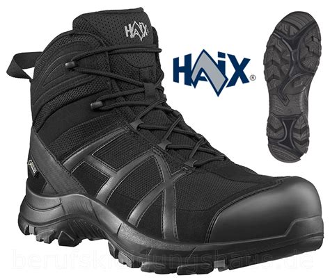 Haix Black Eagle Safety 40 Mid Schwarze S3 Esd Hochschuhe