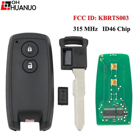 Ecusells FCC ID KBRTS003 Smart Card 315MHz ID46 Chip For Suzuki SX4