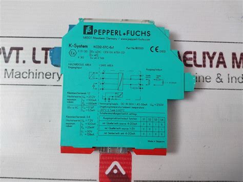 Pepperl+fuchs Kcd2-stc-ex1 Transmitter Power Supply - Aeliya Marine