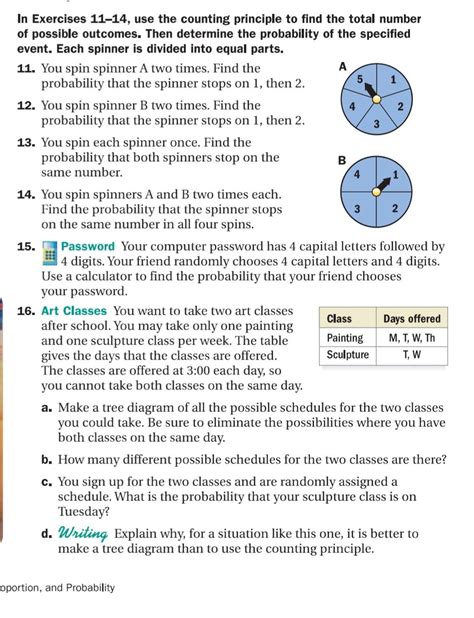 Solved In Exercises 11 14 Use The Counting Principle To Chegg