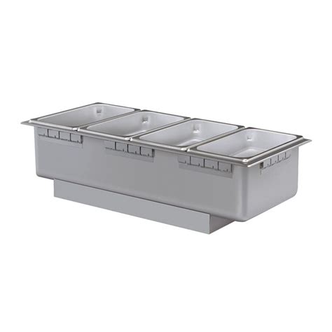 Hatco HWBI 43D 4 3 Size Rectangular Insulated Drop In Hot Food Well With Drain 120V 1200W
