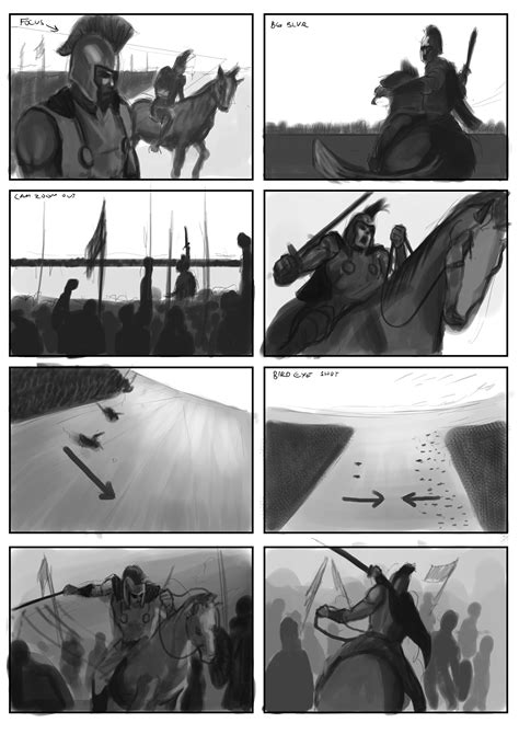 Artstation The Battle Begins Storyboard