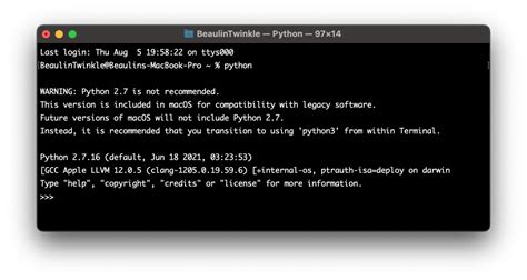 Check If Python Is Pre Installed On Your MacOS My Tec Bits