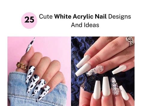 Short Cute White Acrylic Nails Atelier Yuwa Ciao Jp