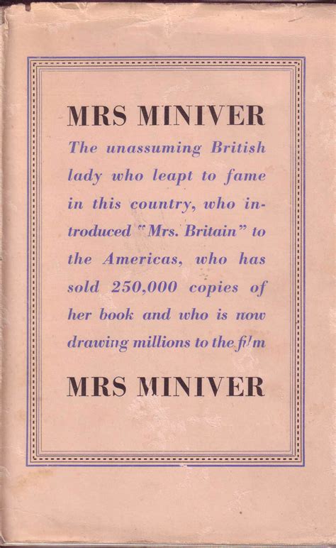 Mrs Miniver 1939 By Jan Struther ANZ LitLovers LitBlog