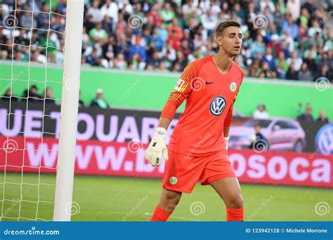 Goalkeeper Koen Casteels at Volkswagen Arena in Wolfsburg Editorial ...