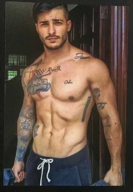 PHOTO HOT SEXY Stud Muscular Shirtless Hunk Male Tattoo Man 4x6 Picture 4 80 PicClick UK