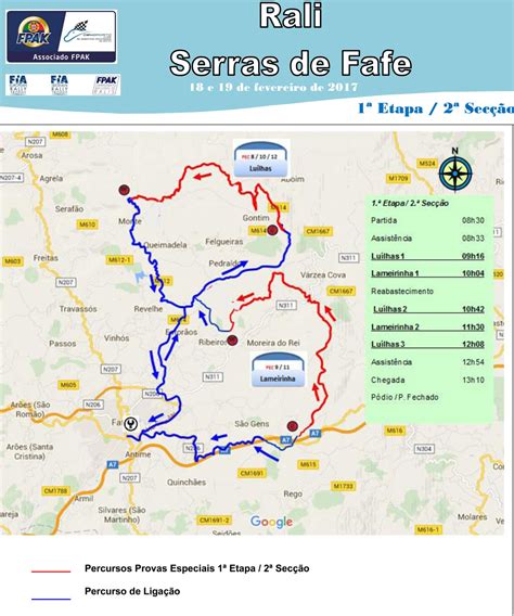 Mapas Rali Serras De Fafe