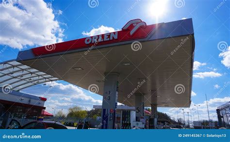 Orlen Fuel And Gas Station Pkn Orlen Is A Major Polish Oil Refiner And