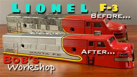 Lionel F 3 Santa Fe Restoration 2343 8652 2333 2353 2383 New Paint