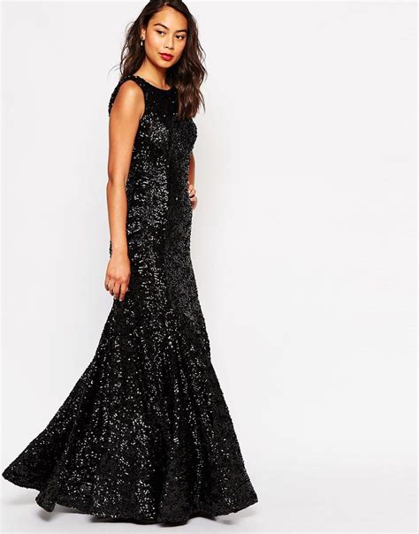 Forever Unique Bea Sequin Maxi Dress At Sequin Maxi Dress