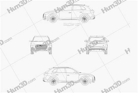 Audi Q5 S Line 2022 Blueprint