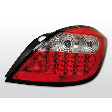 Feux Arrière Opel Astra H 5 ptes 03 04 09 à Leds Rouge