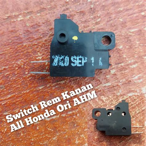 Switch Swit Tombol Lampu Rem Depan Kanan Cakram Supra Revo Beat Vario