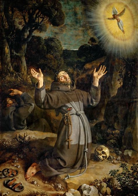 Saint Francis Of Assisi Receiving The Stigmata 1620 Louvre Museum Frans Pourbus The Younger