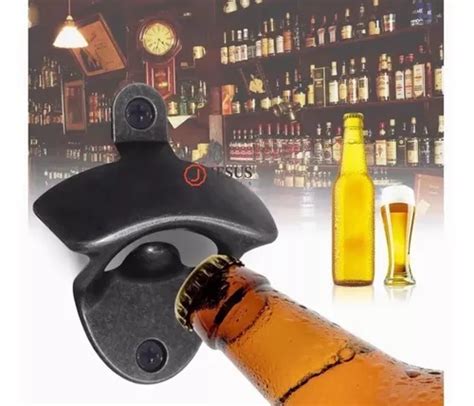 Destapador Botellas Cerveza Rustico Pared Metálico Pack X10 8 091 en