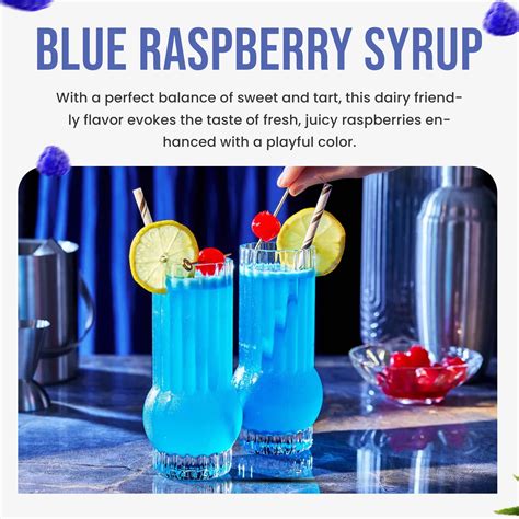 Torani Blue Raspberry Syrup For Coffee 254 Ounces Coffee Syrups And Flavors