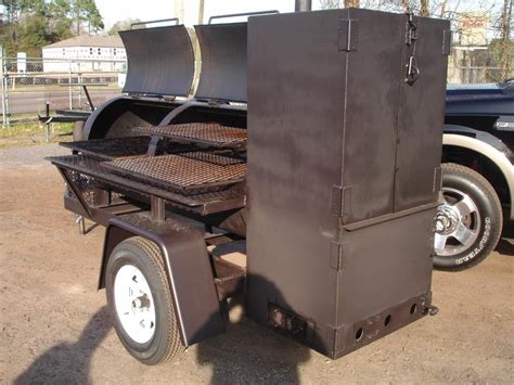 Model 250 Bbq Smoker On Trailer From Mandr Trailers In Jacksonville Fl 32210