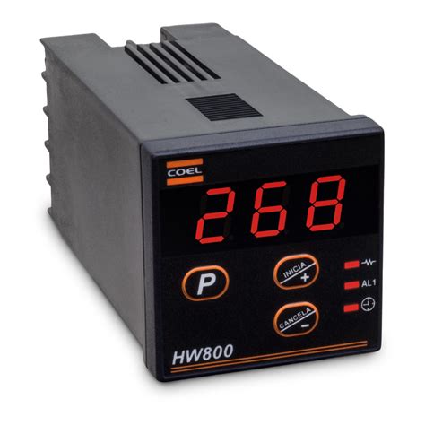 Produto HW800 Controlador De Tempo E Temperatura Manuais Coel