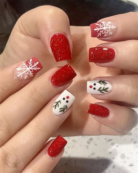 Xmas Nail Art Cute Christmas Nails Xmas Nails Fall Nails Christmas