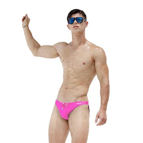 Trending Hot Mens Solid Swim Briefs Drawstring Bikini Sport Swimsuit Alibaba