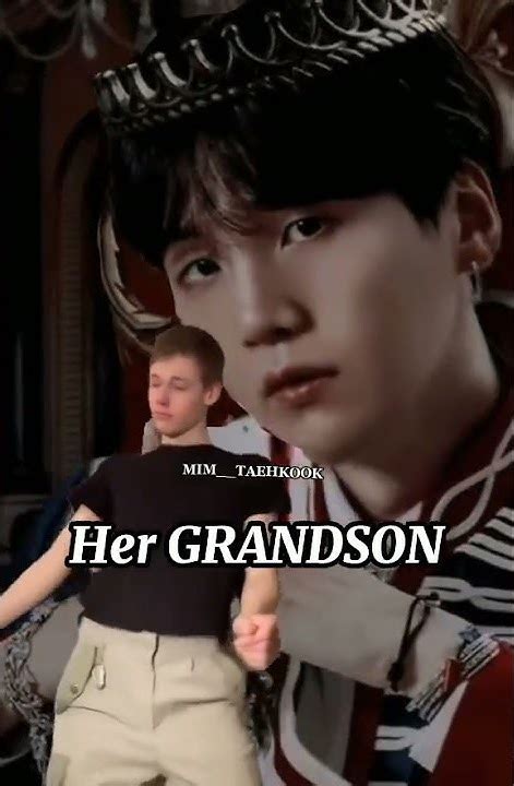 Last Queen Of Korea And Her Grandson 👑min Yoongi👑 Youtube