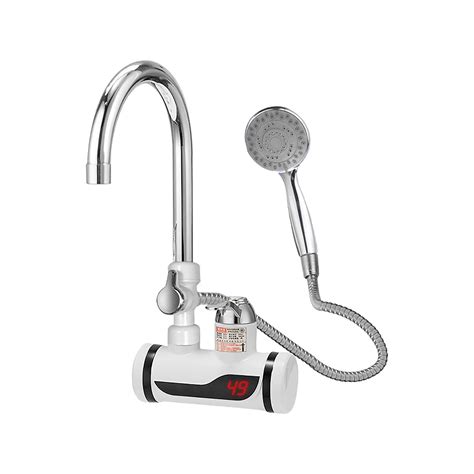 GERsome 110V Hot Water Heater Faucet Instant Tankless Water Heater Electric Kitchen Bathroom