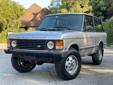 1991 Range Rover Classic Silver Fox Edition Two Door Low Mileage Must See Classic Land