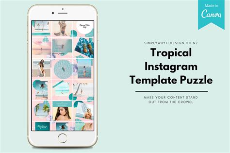 Instagram Puzzle Template Free Pulp