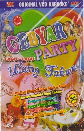 Jual VCD Gebyar Lagu Lagu Party Ulang Tahun Di Lapak Duta Ilmu Store