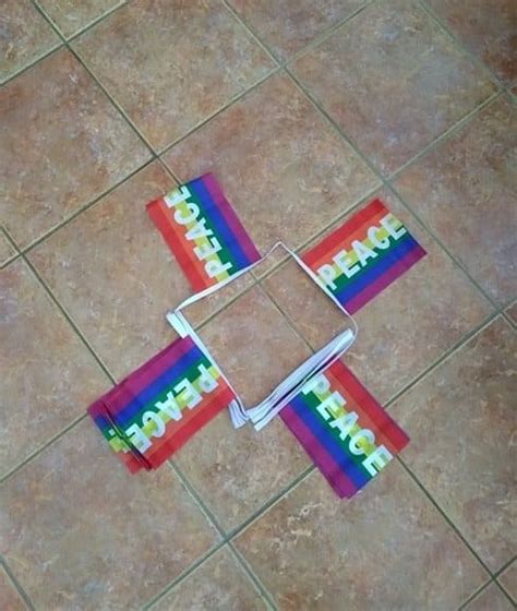 Gay Pride Bunting M Flag Rainbow Peace Bunting