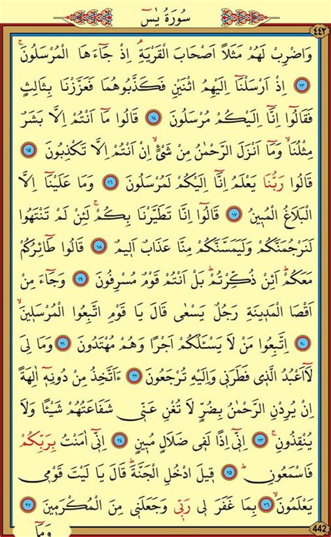 Bacaan Surat Yasin Tanpa Terjemahan (Hanya Arab)