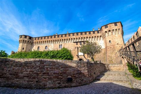 The Gradara Castle in Italy Stock Image - Image of fort, monument ...