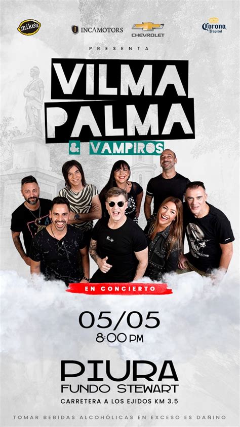 Banda De Rock Vilma Palma E Vampiros Confirma Concierto En Piura