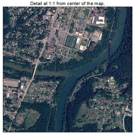 Aerial Photography Map of Fairmont, WV West Virginia