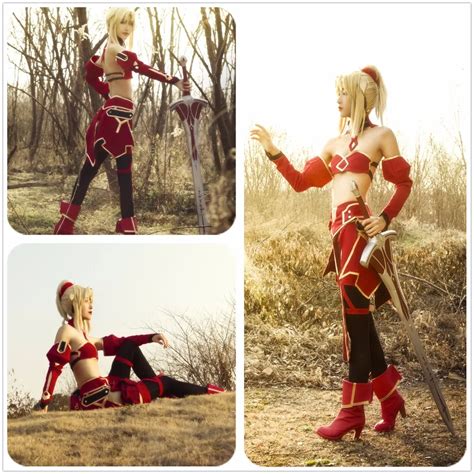 W1217 Fate Apocrypha Rider Girls Dress Mordred Cosplay Costume Custom Sexy Sleeveless Cool Dress