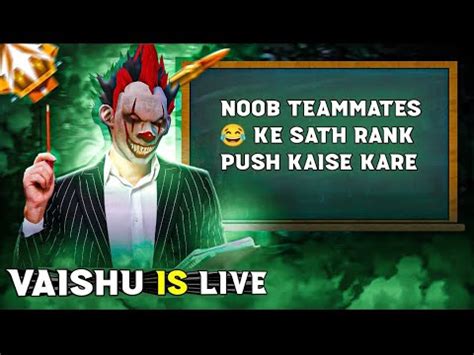 Noob Team Meet Ke Sath Rank Kaise Push Kare Free Fire Rank Pup