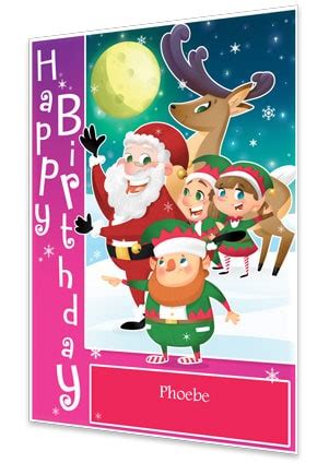 Birthday Cards from Santa - Personalised and Unique | Santa Letter Direct