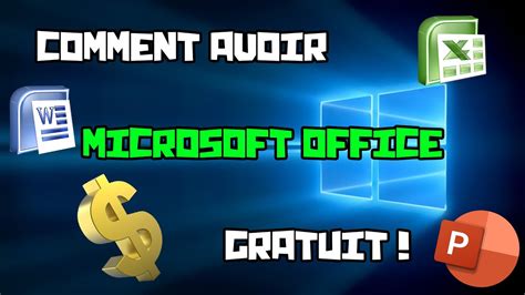 Comment Avoir Word Excel Powerpoint OneNote GRATUITEMENT Et